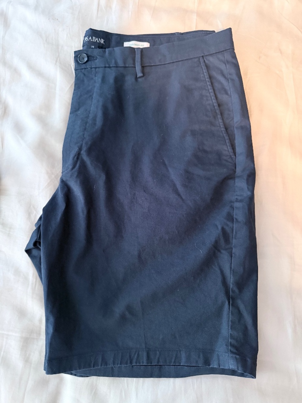 Jos a Bank Blue Shorts Size 38